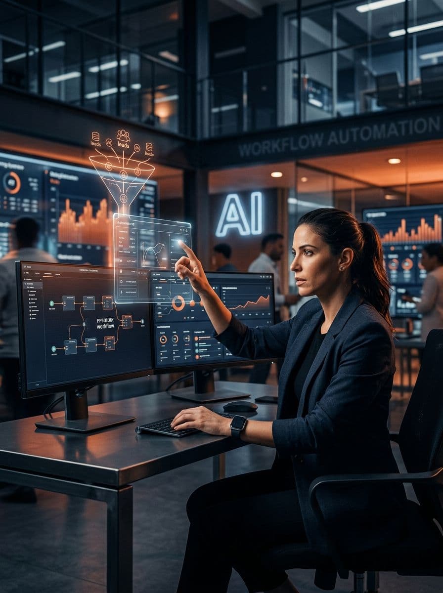 אוטומציית workflow עם AI: ככה אני בונה תהליכים שרצים לבד ומביאים לי לידים