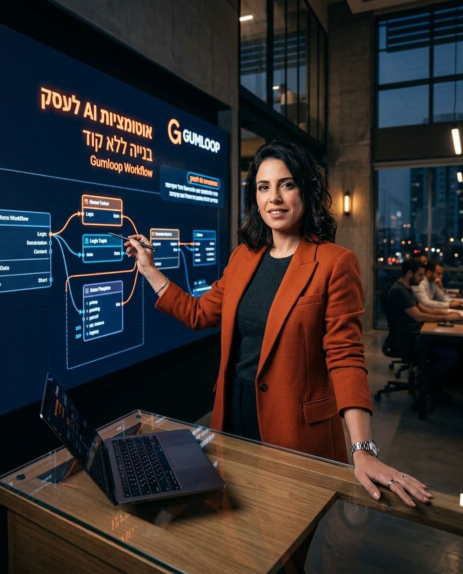 Gumloop מדריך מעשי: איך אני בונה אוטומציות AI לעסק בלי שורת קוד